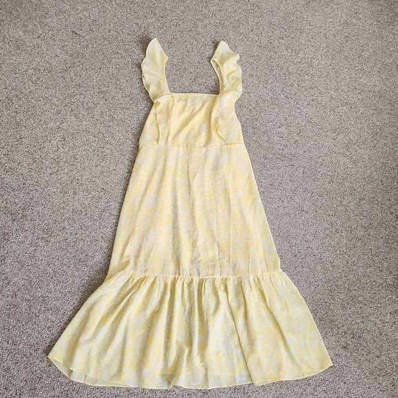 NWT BCBG Paris Women's Ruffle Midi Dress Size M (8-10) - Picture 3 of 9